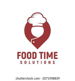food time with head chef, map pointer icon