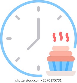 Food Time Icon Element For Design