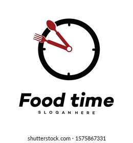 Food Time Icon Logo Design Element - vector