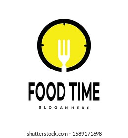 Food Time Icon Logo Design Element - vector