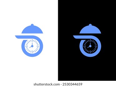 food timer logo simple design