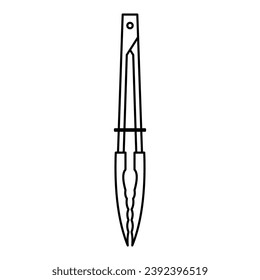 Food Tongs Icon For Logo And More