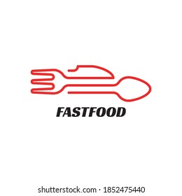 Food Tools In Line Logo Vector