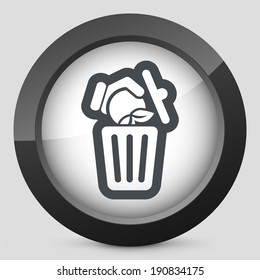Food trash icon