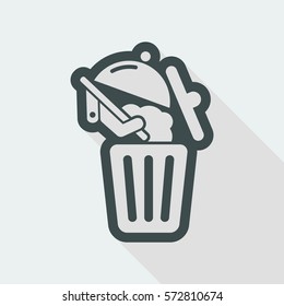 Food trash icon