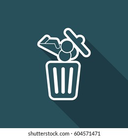 Food trash icon