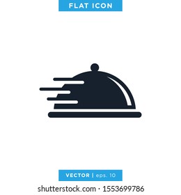 Food Tray Icon Vector Design Template