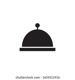 food tray icon vector design template on white background