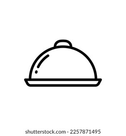 food tray icon vector design template in white background