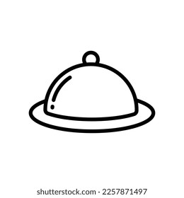 food tray icon vector design template in white background