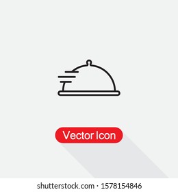 Food Tray Icon Vector Illustration Eps10