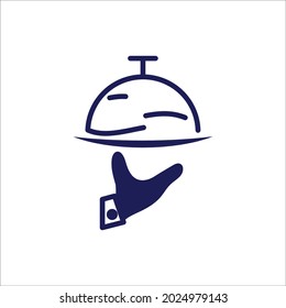 Símbolo de símbolo de la bandeja de alimentos elementos vectoriales para la web infográfica