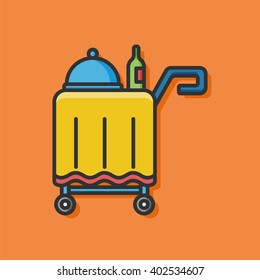 food tray vector icon