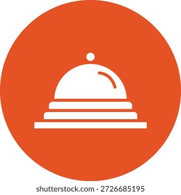 Ilustração do design do ícone do vetor da bandeja de alimentos