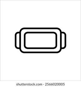food tray vector icon line template