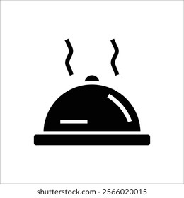 food tray vector icon line template
