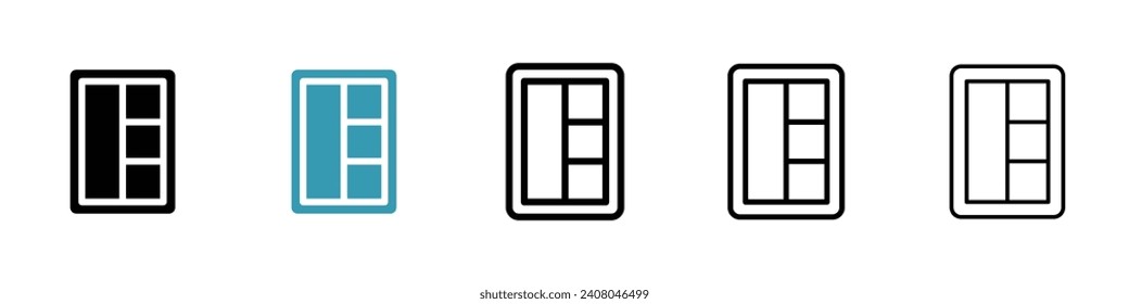 Vektorsymbol von Food Tray-Symbolen. Kulinarisches Container-Symbol für UI-Design.