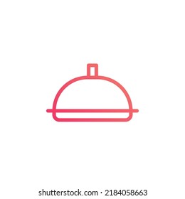 vector de bandeja de alimentos para presentación de iconos de símbolo del sitio web