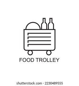 food trolley icon , food icon