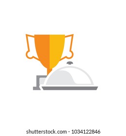 Food Trophy Logo Icon Design