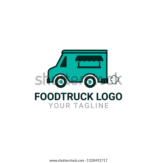 Food Truck App Logo Design Vector Stock Vector Royalty Free