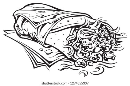 Food truck burrito