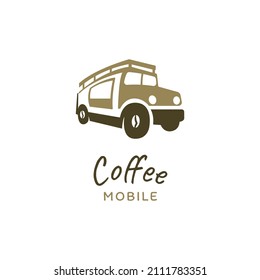 Food truck Coffee Mobile logo design for Coffee Shop, Drinks and Beverages