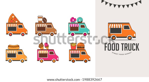 Food truck fair, Night\
market, Summer fest, food and music street fair, family festival\
poster and banner 