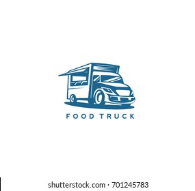 Food truck icon, buy and sell, menu, chef, hot and delicious cuisine, ready to serve and take away, delivery, white background, vector illustration