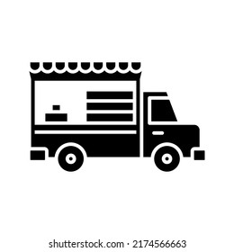 Food truck icon. vector illustration