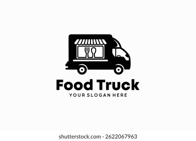 Food truck logo design. Best logos for food truck or street food related industries