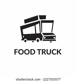 Food Truck Logo Design Template 