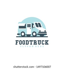 Food Truck Logo Design Vector