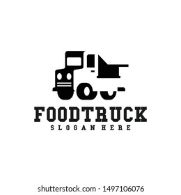 Food Truck Logo Design Vector