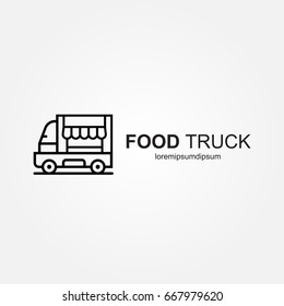 Food Truck Logo Template 