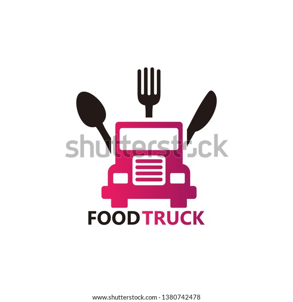 Food Truck Logo Template Design Vector,\
Emblem, Design Concept, Creative Symbol,\
Icon