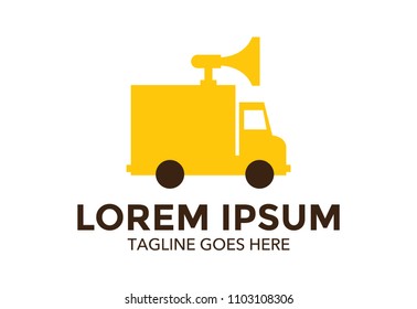 food truck logo vector illustration