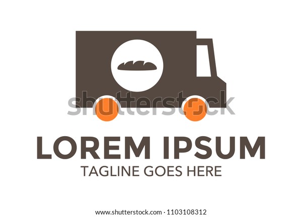 food truck logo vector\
illustration