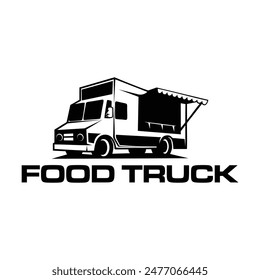 food truck logo vector template