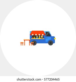 Food Truck Vector Icon