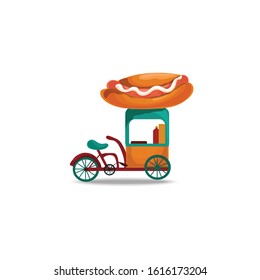 Food truck Vector icon illustration