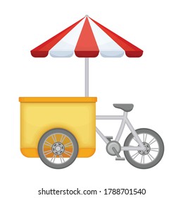 Food truck vector icon.Cartoon vector icon isolated on white background food truck.