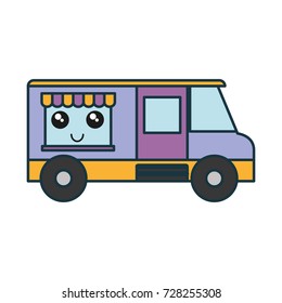 Food Truck Vector Illustration Poster Flyer Stock Vector (Royalty Free ...