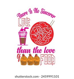 food t-shirt design and vector