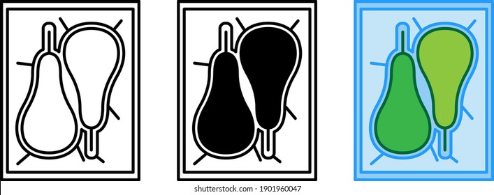 Food vacuum bag icon , vector
