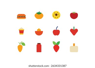 Food Variety Bundle Vector Design