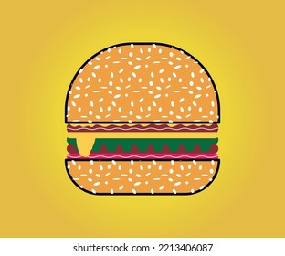 food vector art flat vector burger vector art
