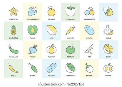 Food Vector Colored Icons 2