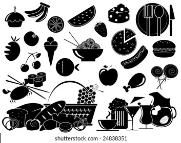 food vector elements