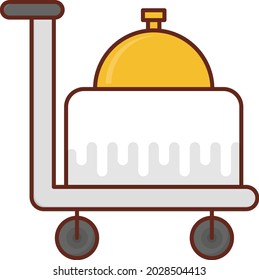 food vector flat color icon